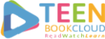 Teen book cloud logo and link to website