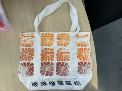 picture of example stamp printed tote